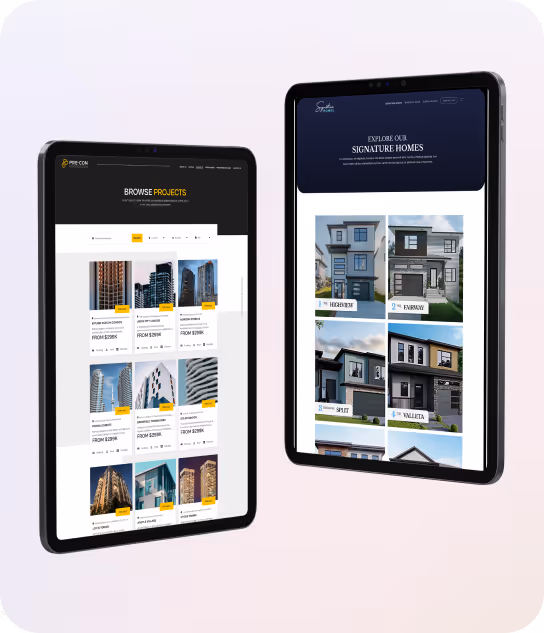 Real Estate Websites made in Webflow - Zinda Agency