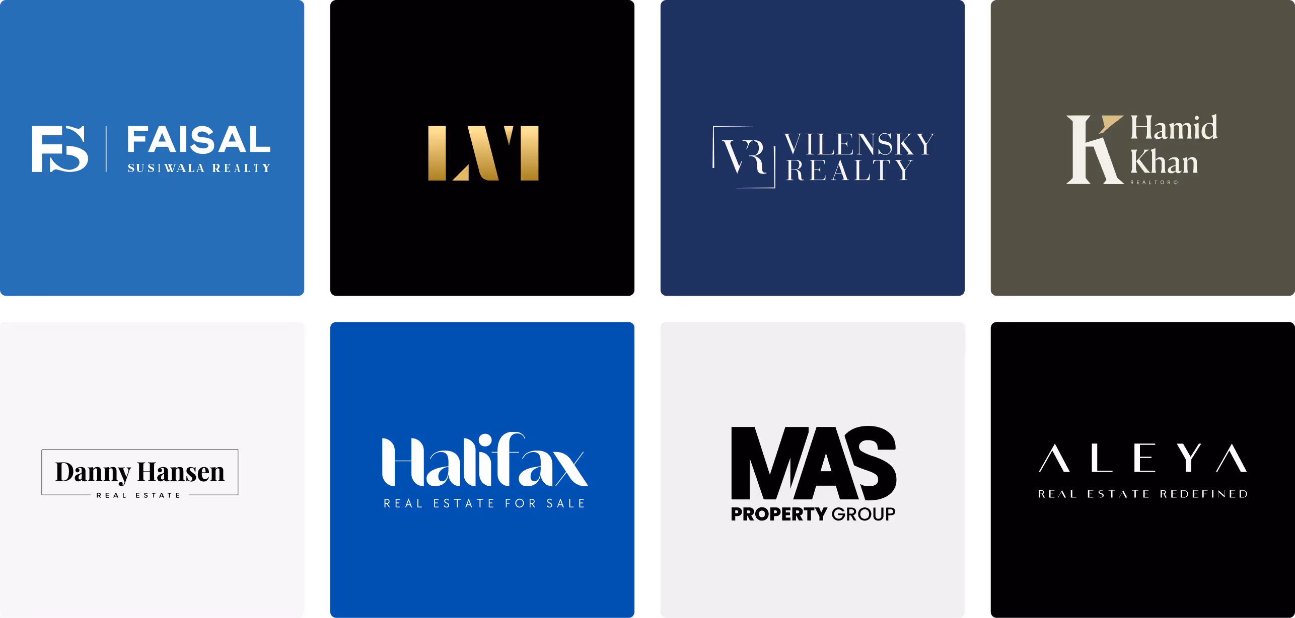 Realtor logo design | Zinda Agency