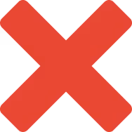 Red X icon indicating a close or cancel action. Zinda Agency