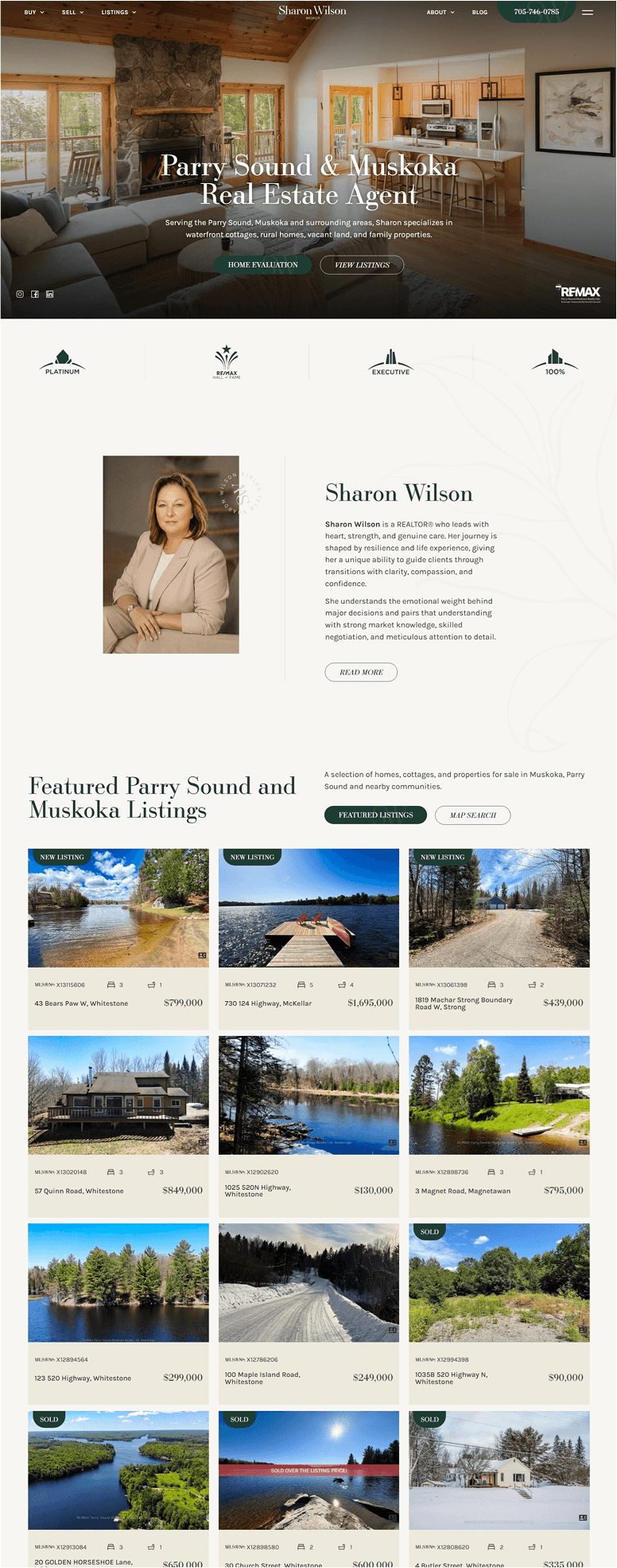 Website design for realtors - Zinda Agency