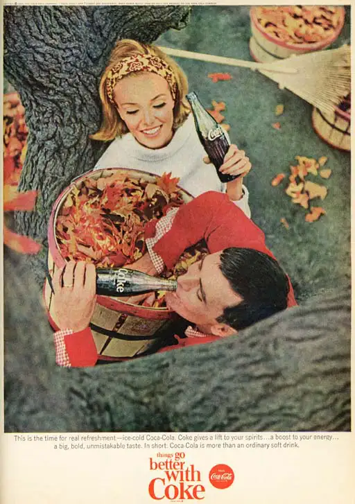 thumbnail of 1965 print ad for Coca-Cola