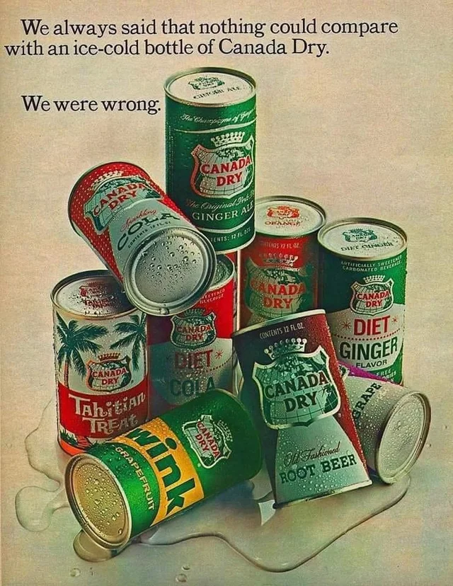 thumbnail of 1965 print ad for Canada Dry