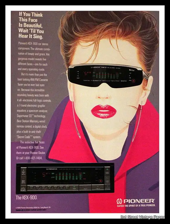 thumbnail of 1980 print ad for Pioneer