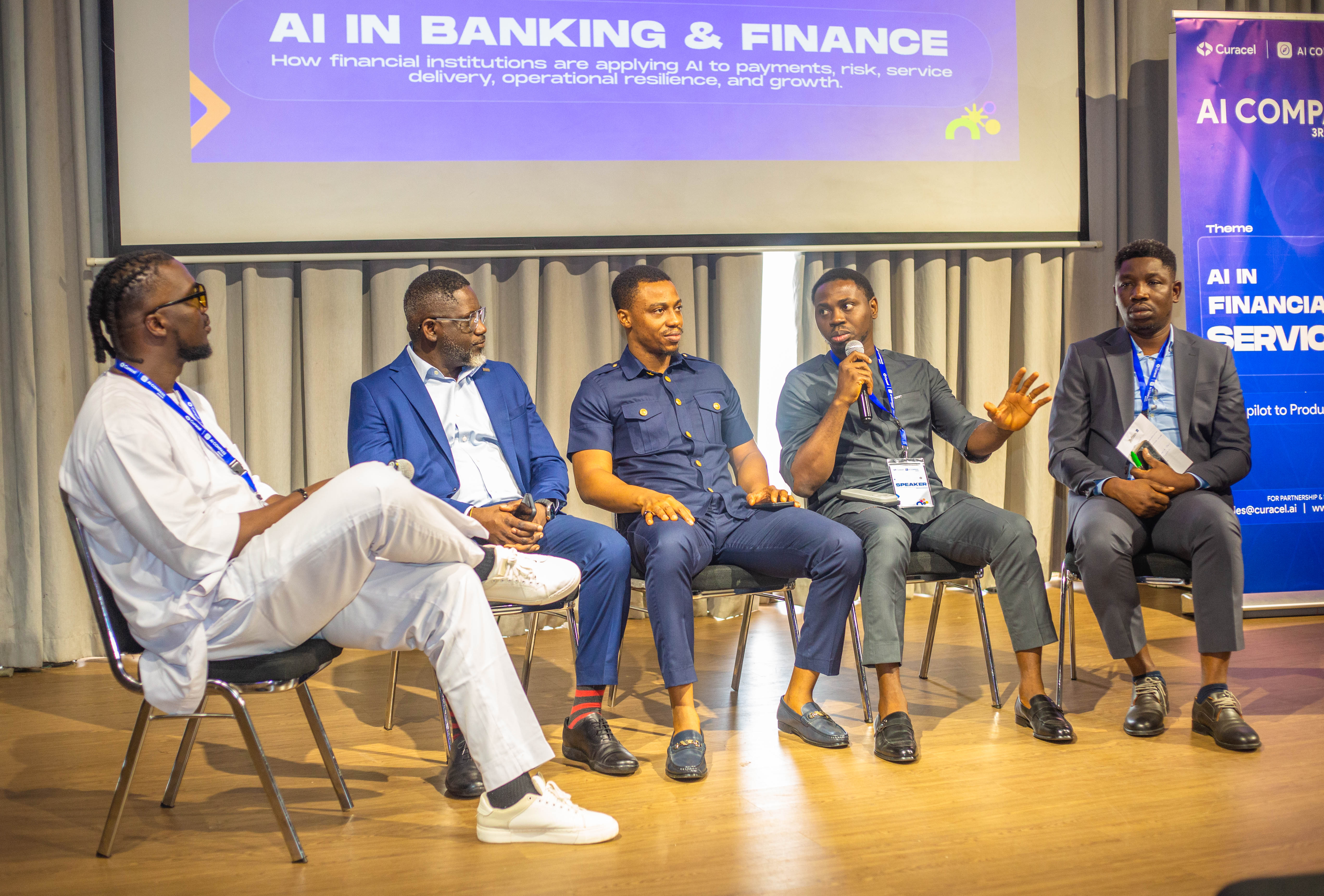 The AI in Banking and Finance panel focused on payments, risk operations, service delivery and resilience.