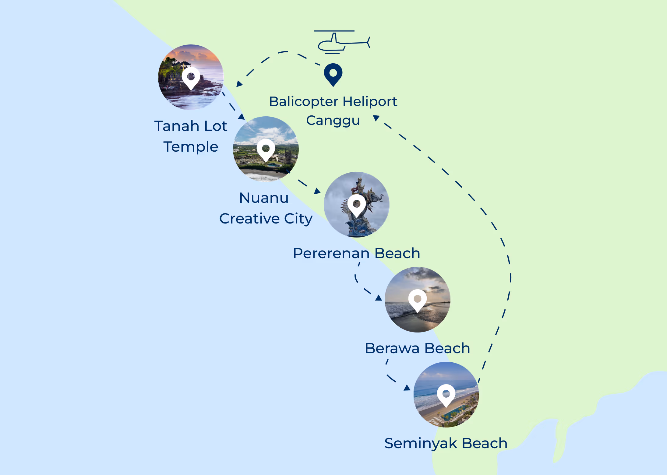 | Map Balicopter