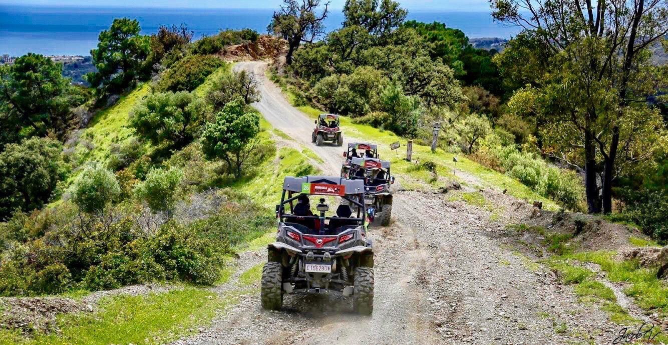 Quad offroad tour during a team retreat in Marbella