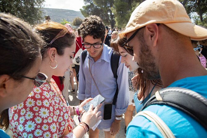 Team at Treasure Hunt in Crete during the Coporate Offsite