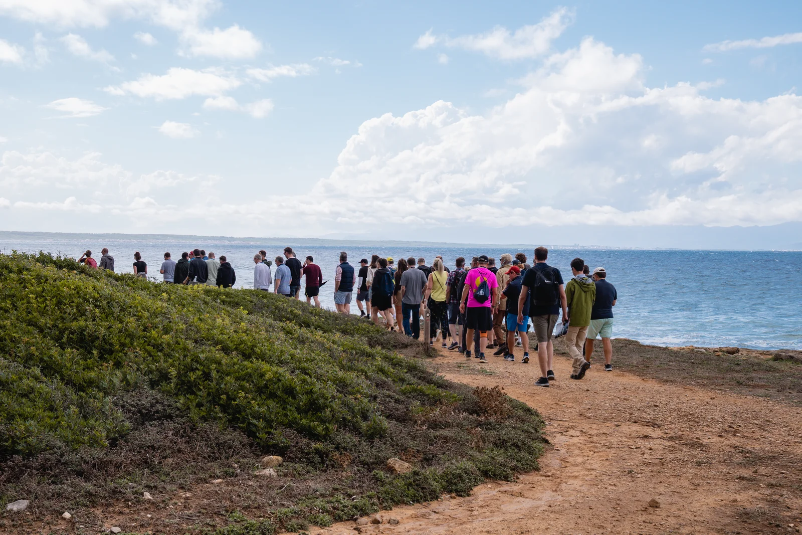Mallorca Team Hike at a Corporate offsite