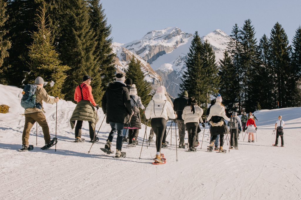 Team Offsite in Switzerland and snowshoe walk