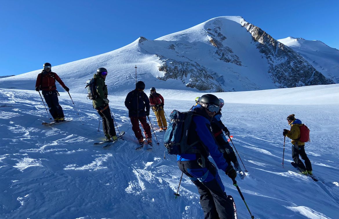 Team skiing during their Grow Retreats incentive trip to Switzerland