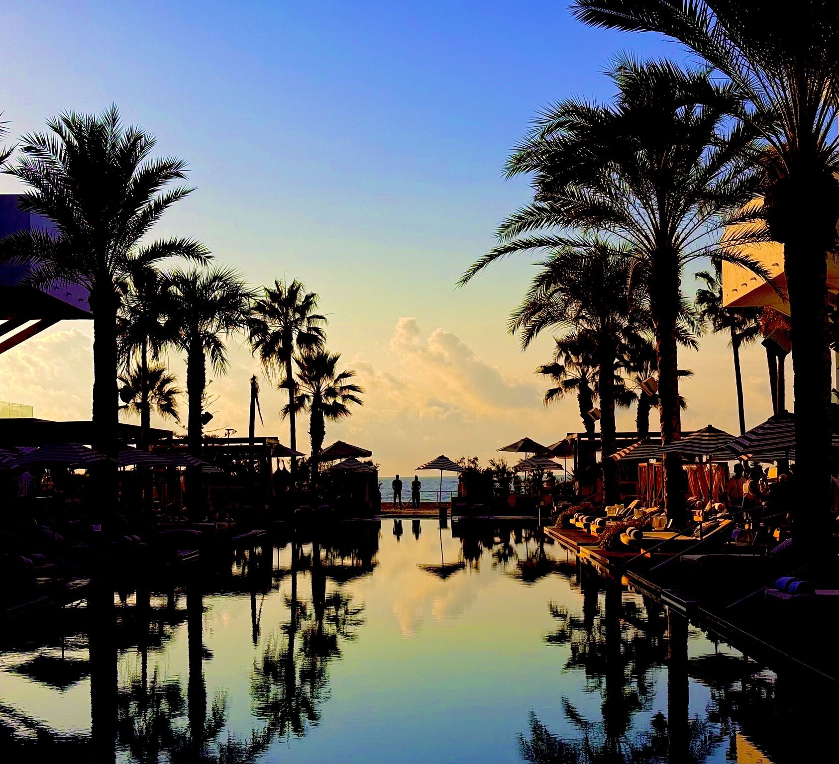 Marbella retreat venue at sunset for a company offsite