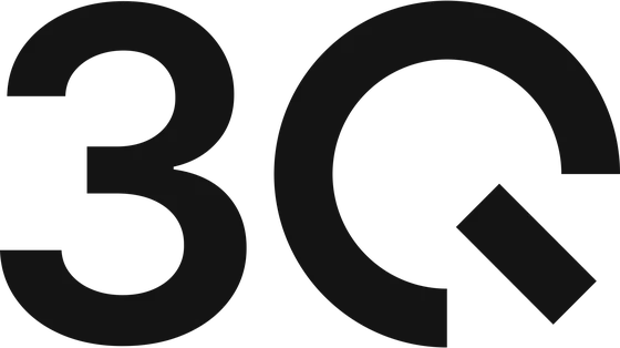 3Q Logo in Schwarz