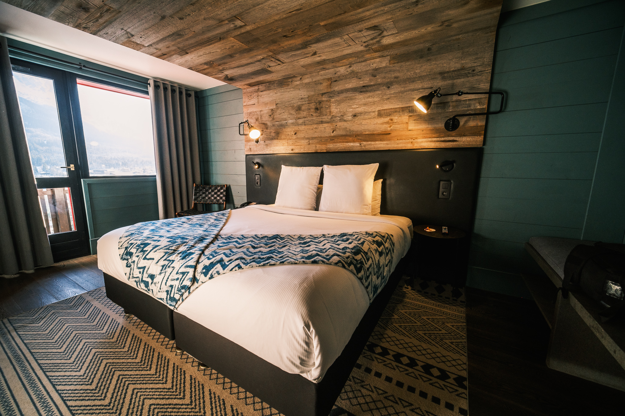 Chambre Supérieure avec balcon et vue sur le Mont-Blanc
