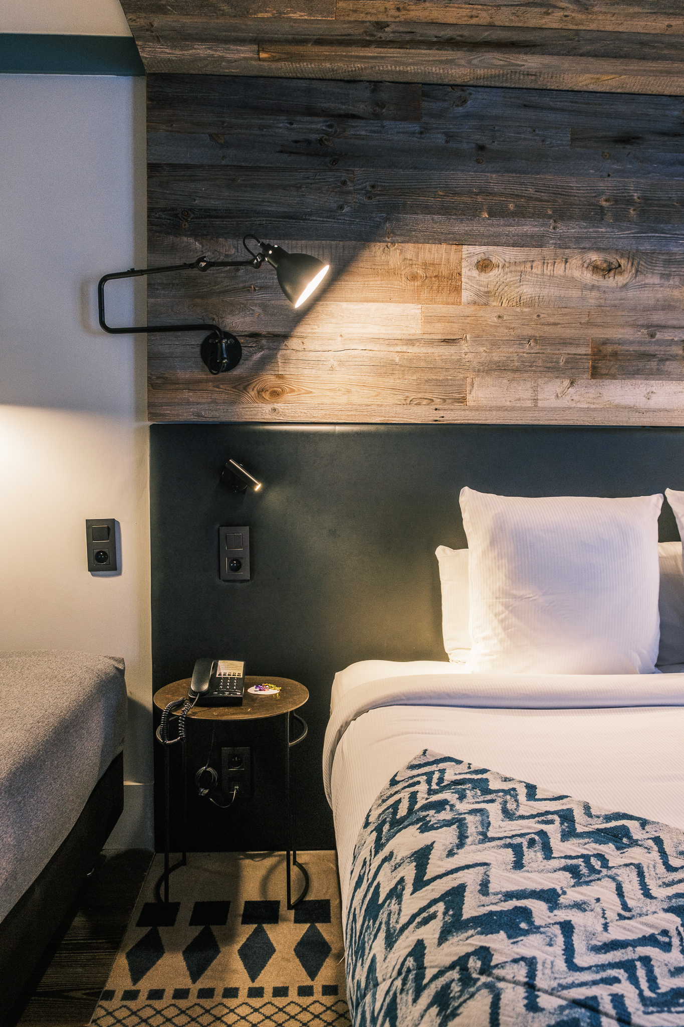 Chambre Triple vue Aiguilles / Chalet Hôtel le Prieuré Chamonix