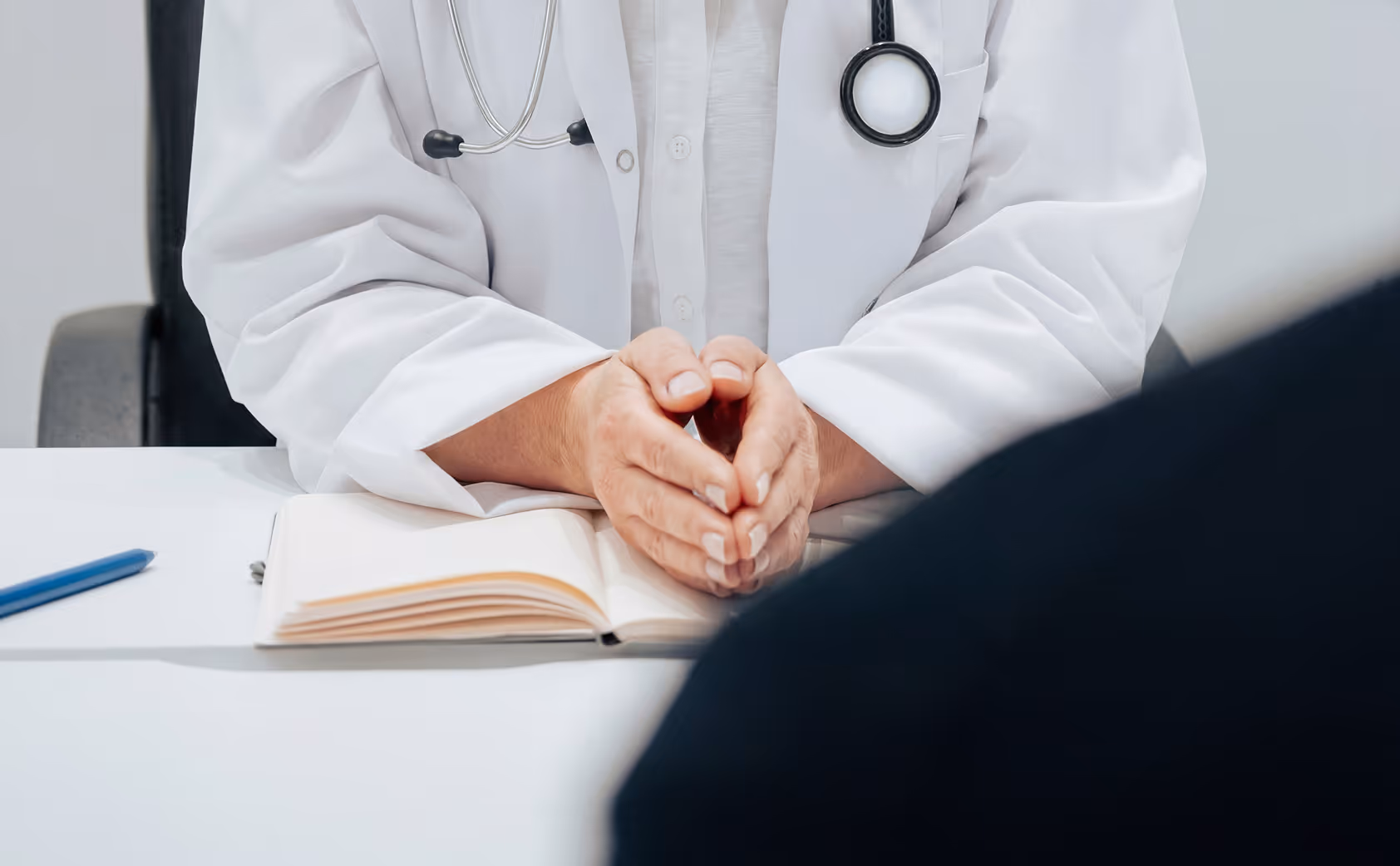 Medical professional preparing blood draw