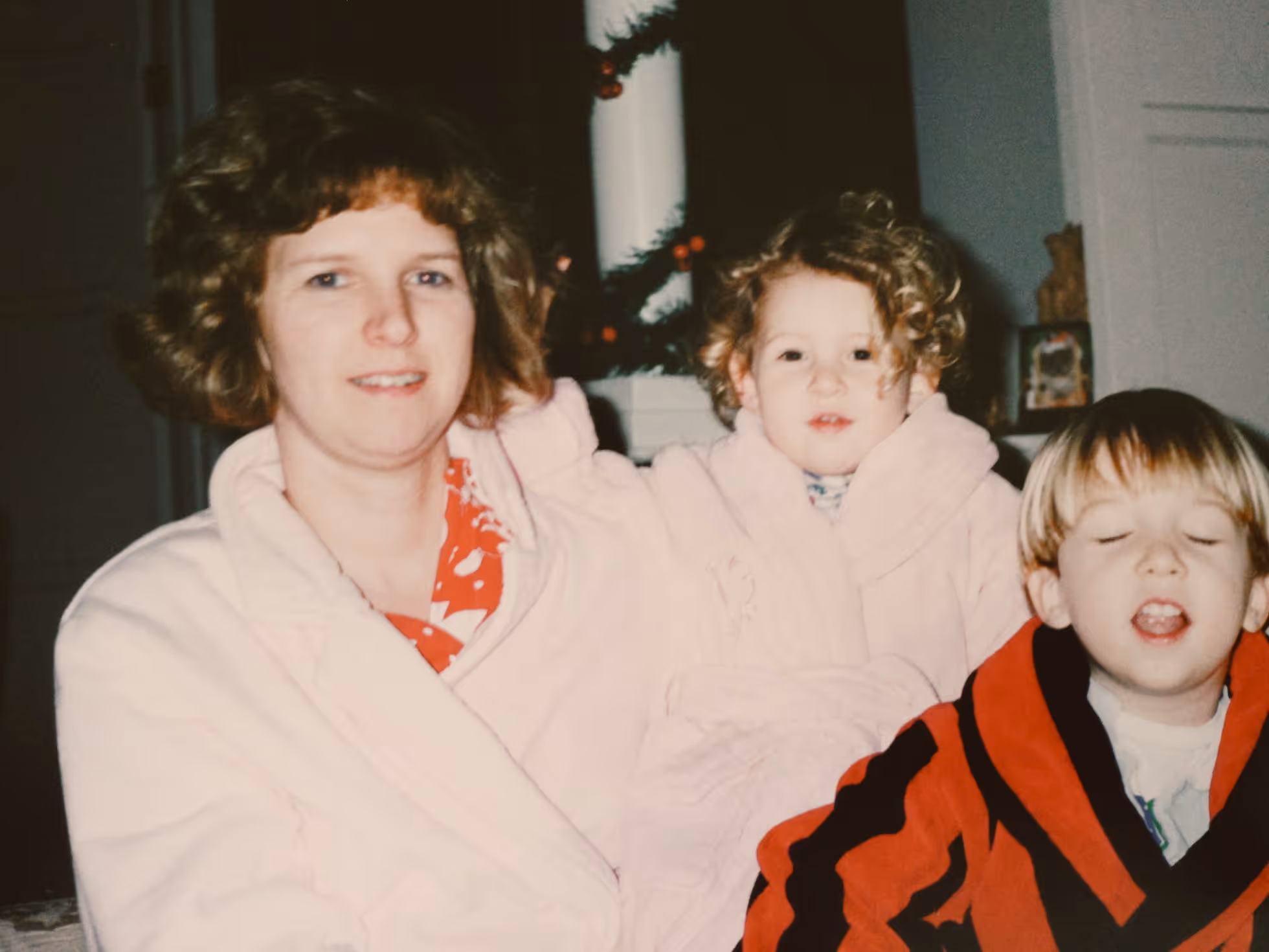 Hispanic young mother portrait, 1980s