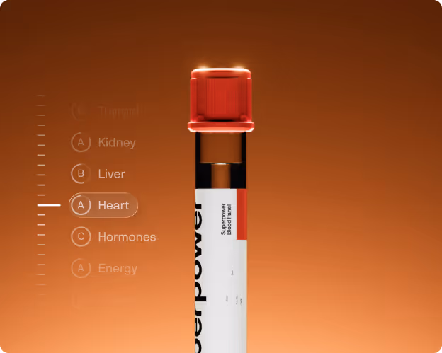 Superpower blood panel test tube