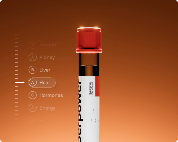 Superpower blood panel biomarker categories