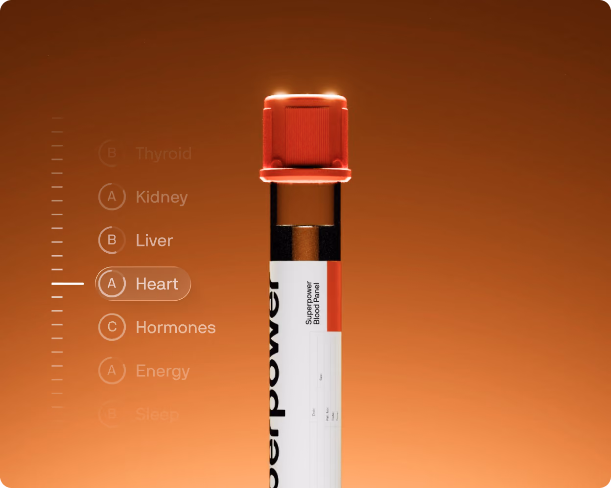 Superpower blood panel biomarker categories