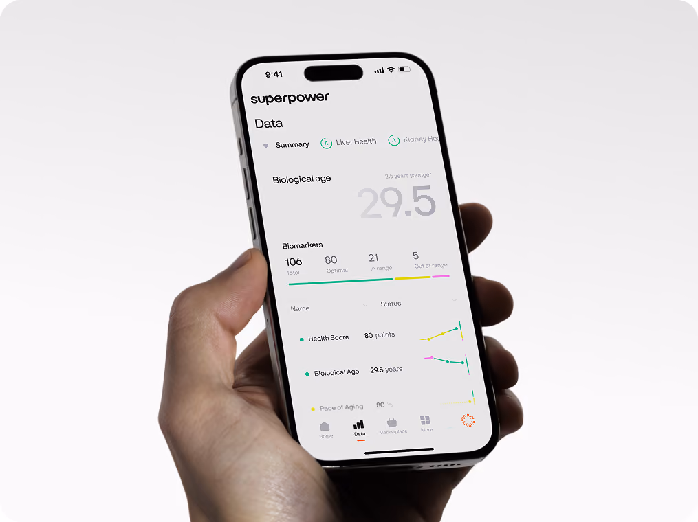 Results explained in the Superpower app