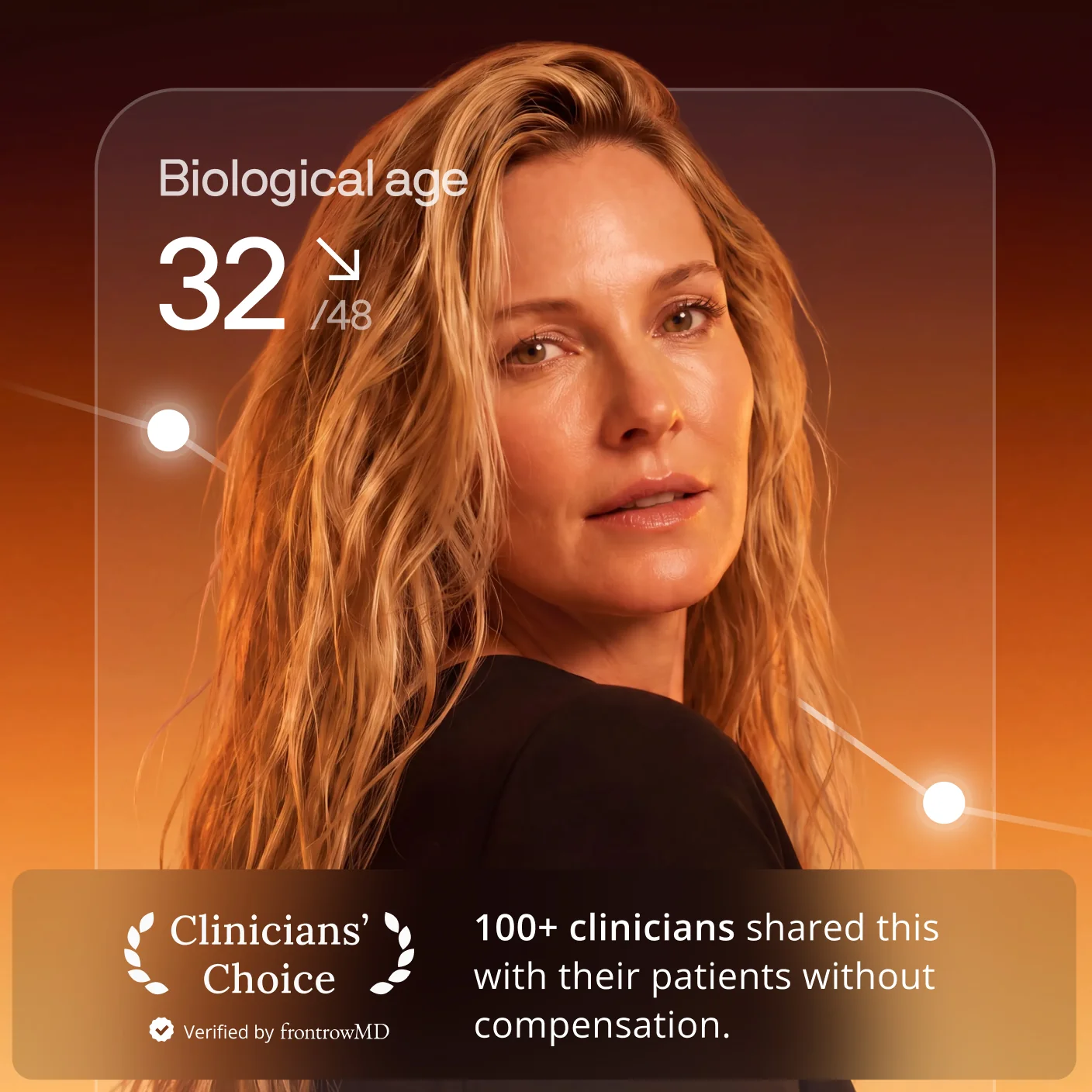 Biological age results in the Superpower app