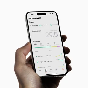 Superpower app on a phone