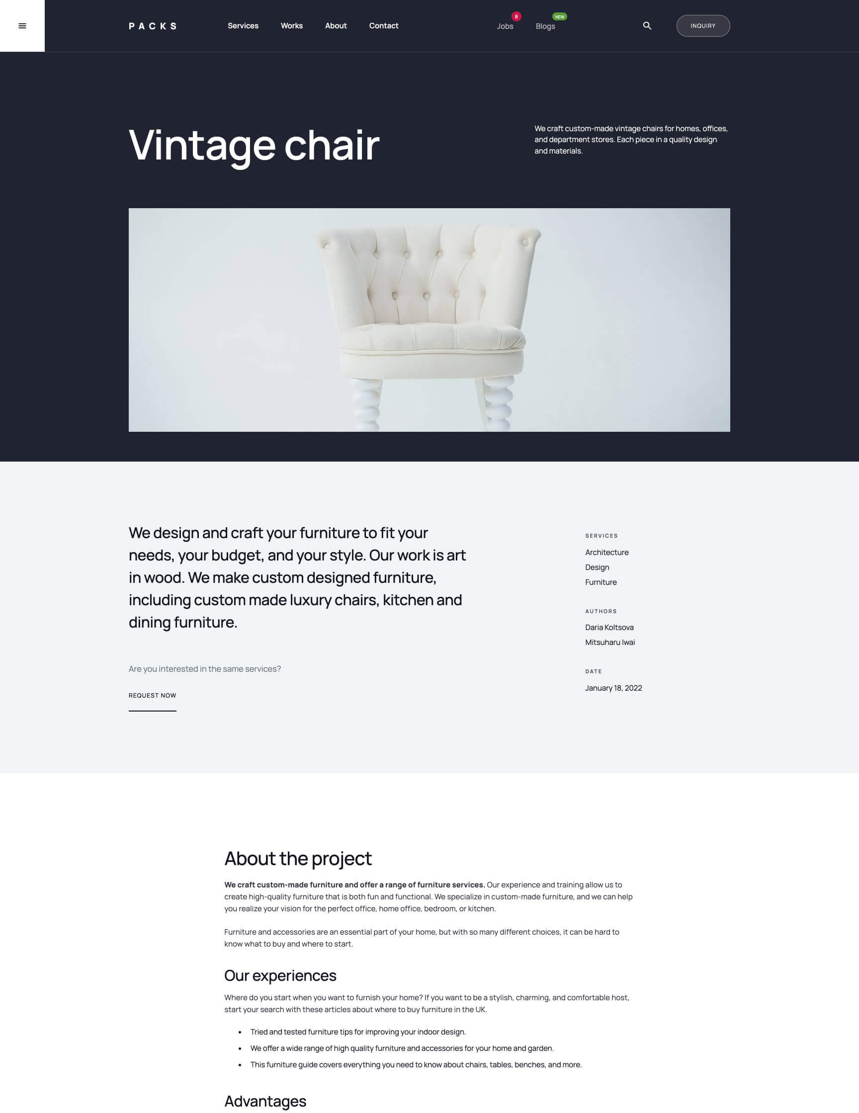 UI kit Webflow template webpage Packs