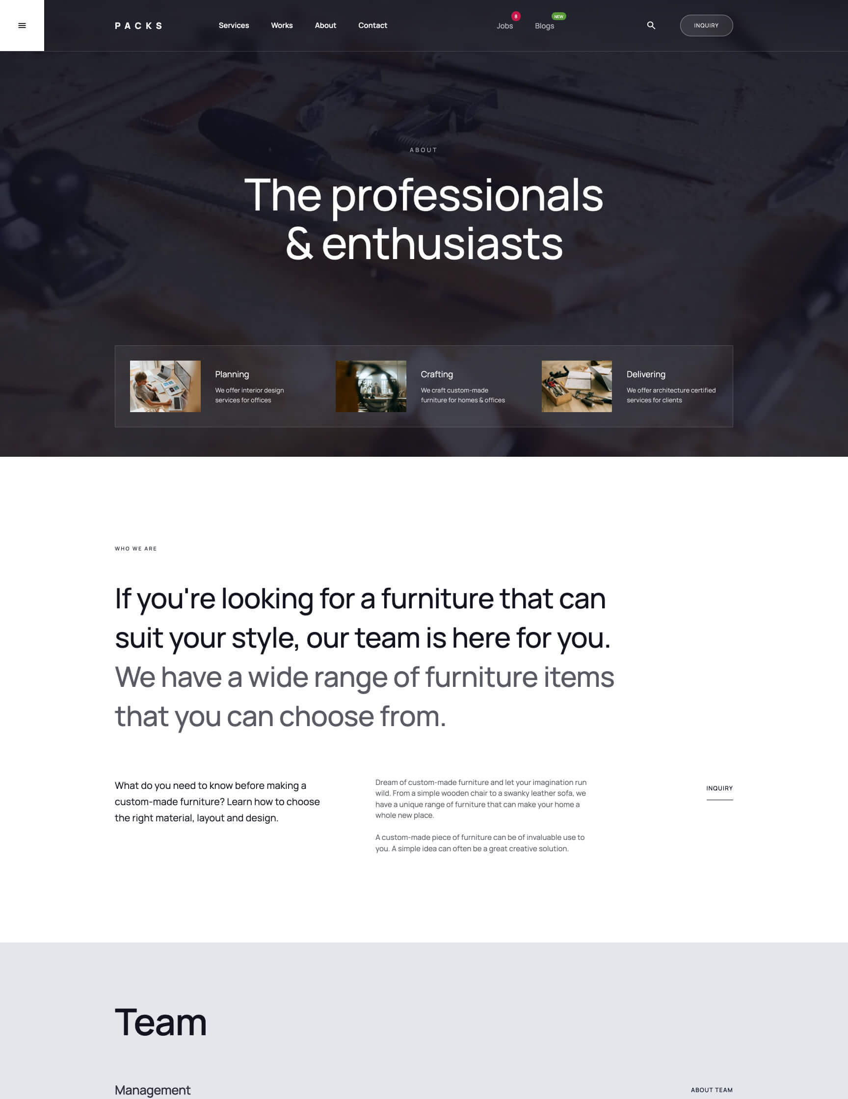UI kit Webflow template webpage Packs