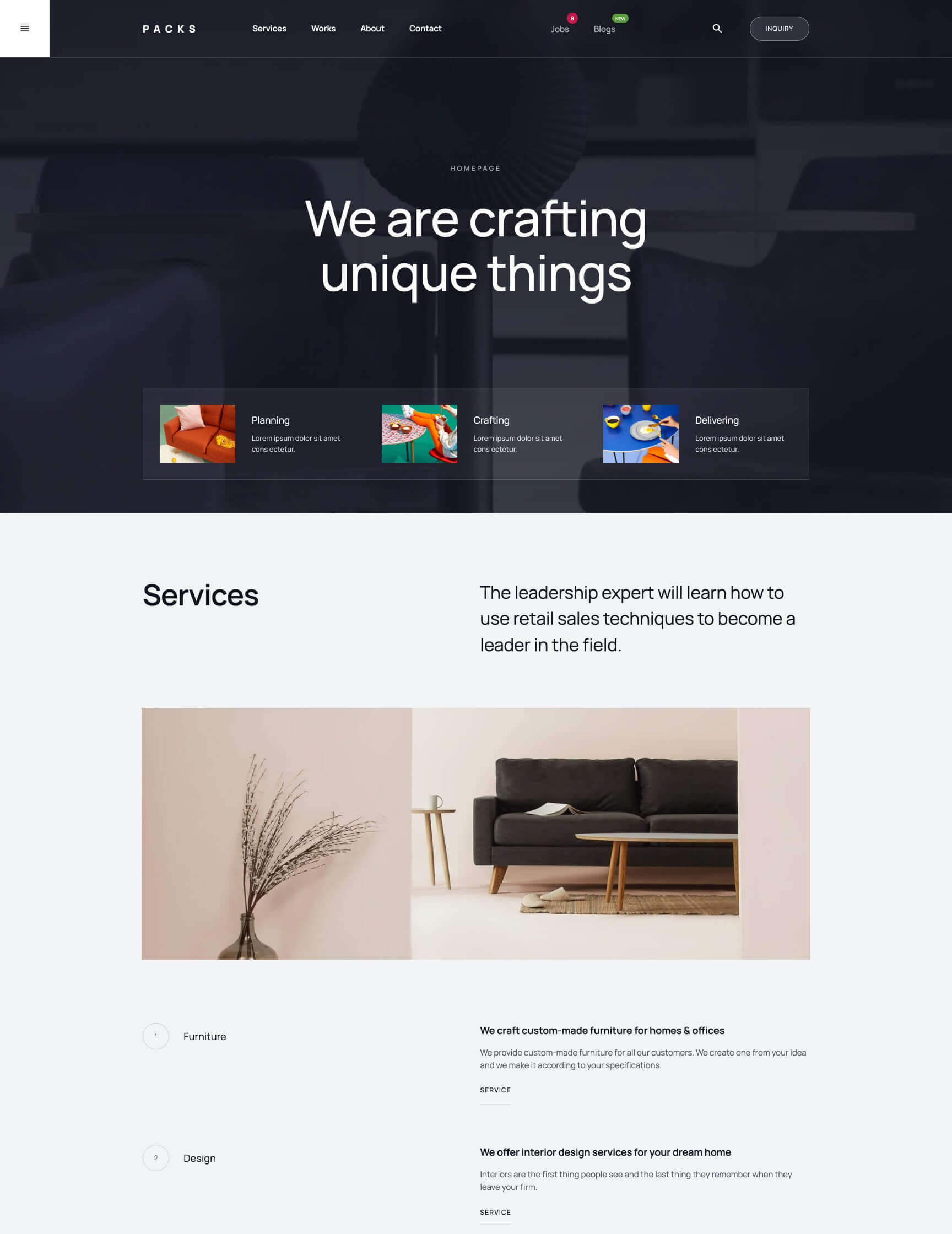 UI kit Webflow template webpage Packs