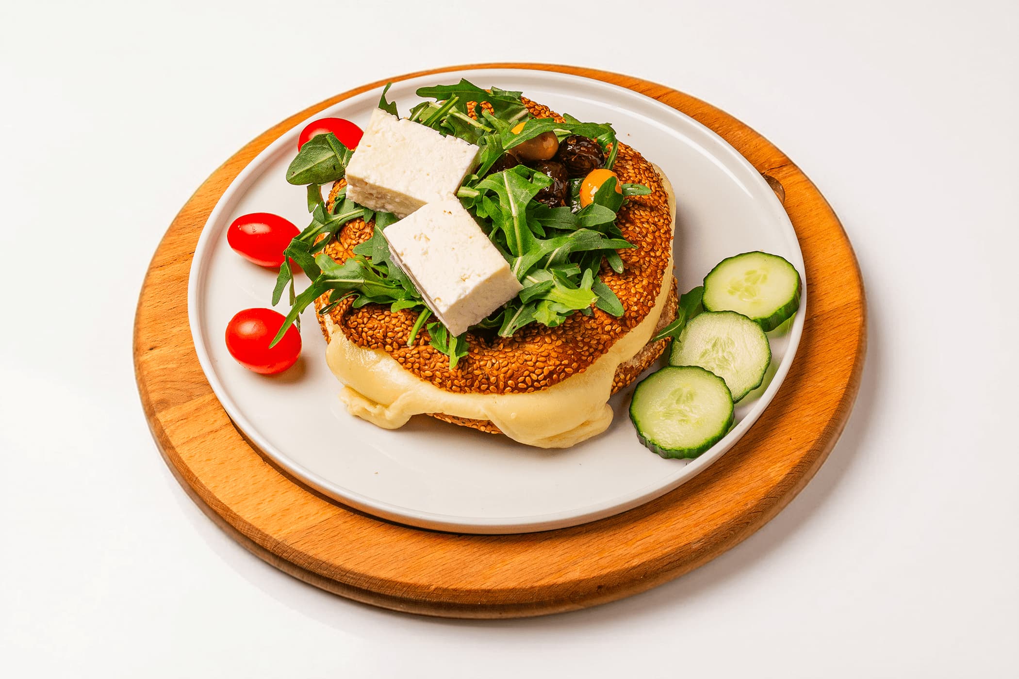 Turkish Simit Sandwich