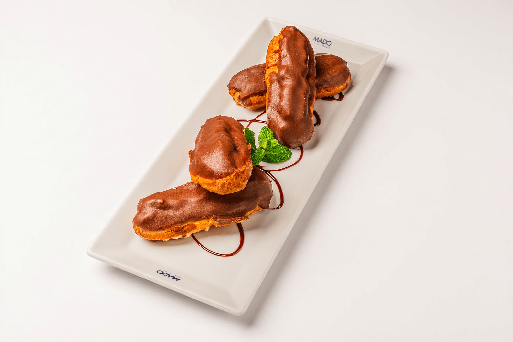 Homemade Éclair Plate