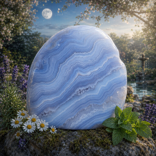 Blue lace agate