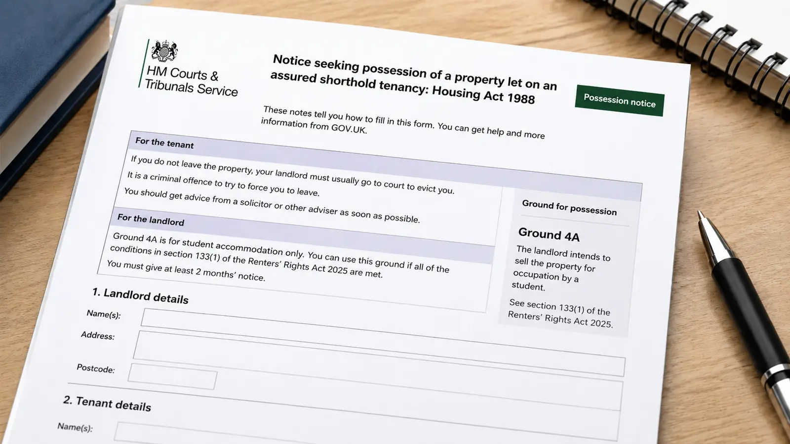 Ground 4a legal document example
