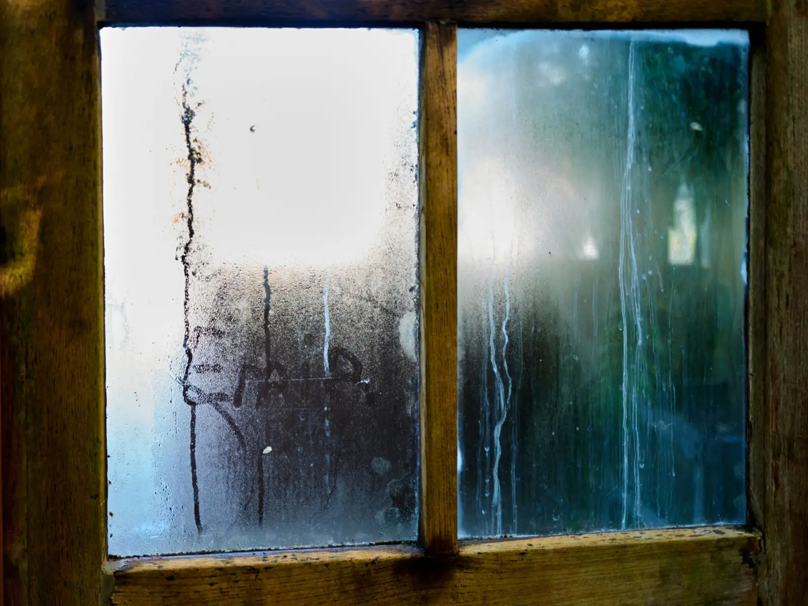 window with condensation
