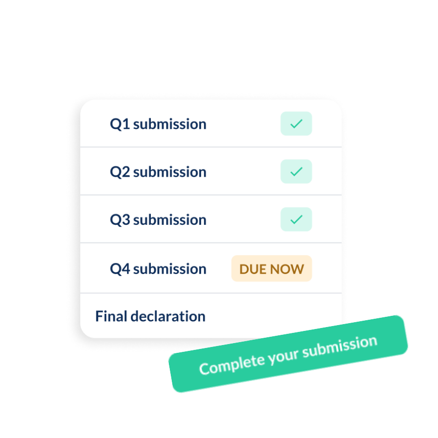 MTD Q1-Q4 submission completed visual