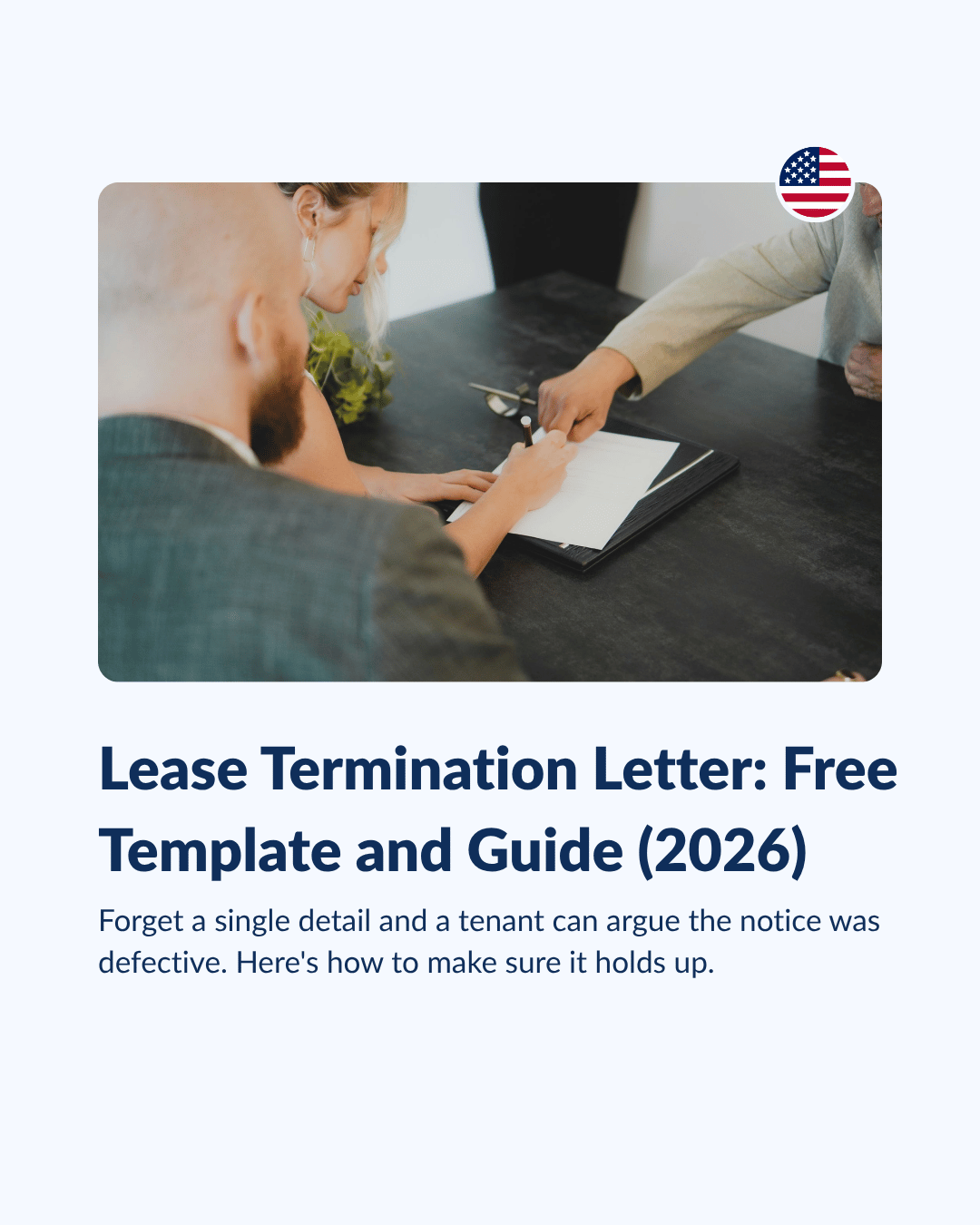Lease Termination Letter: free template and guide 2026