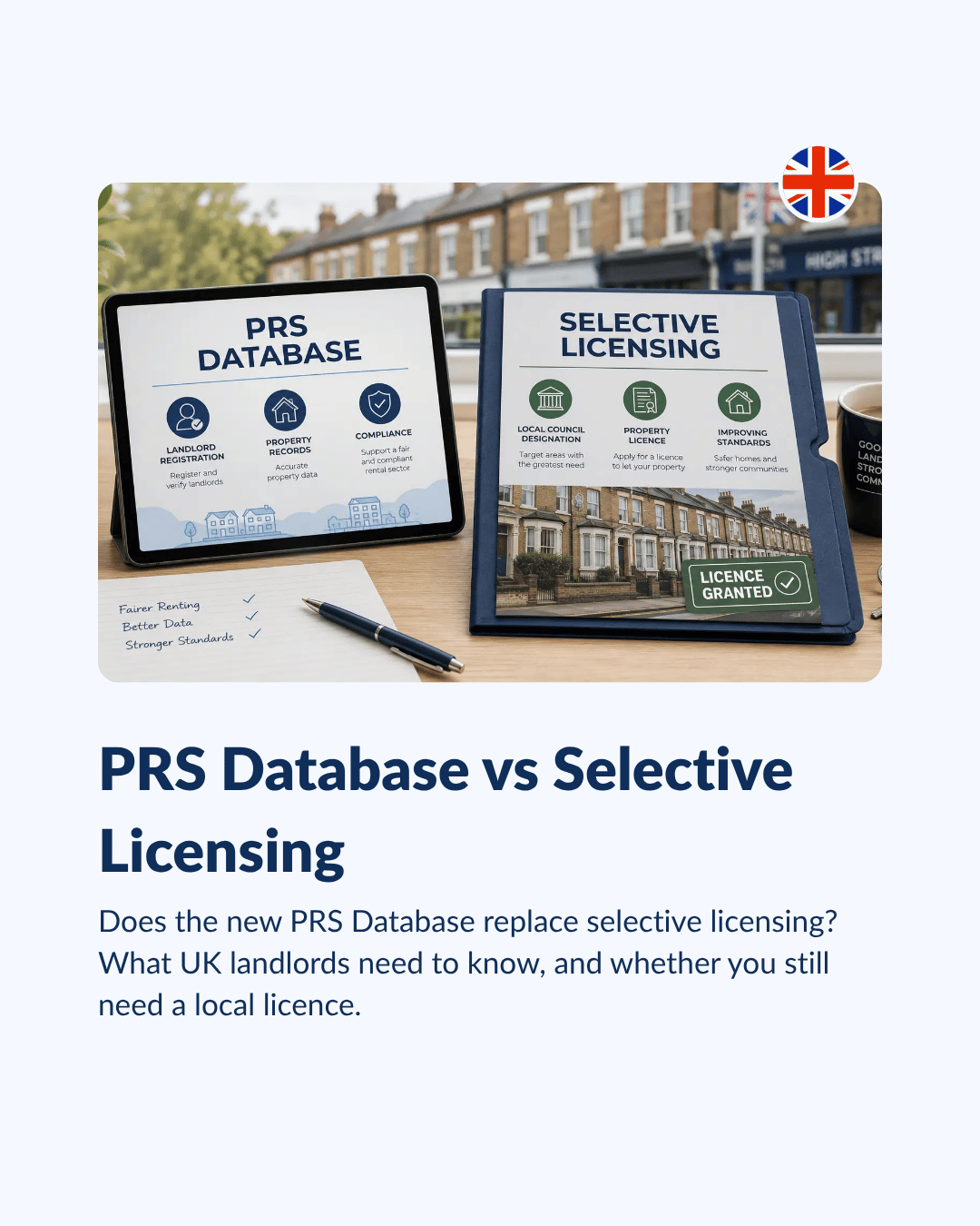 PRS Database vs Selective Licensing
