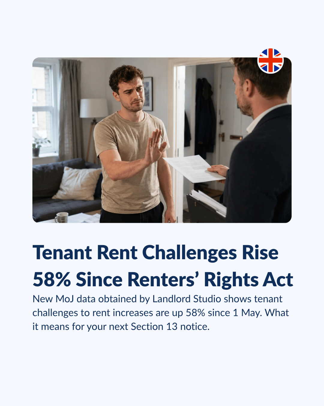 Tenant rent challenges rise 58% since the Renters' Rights Act