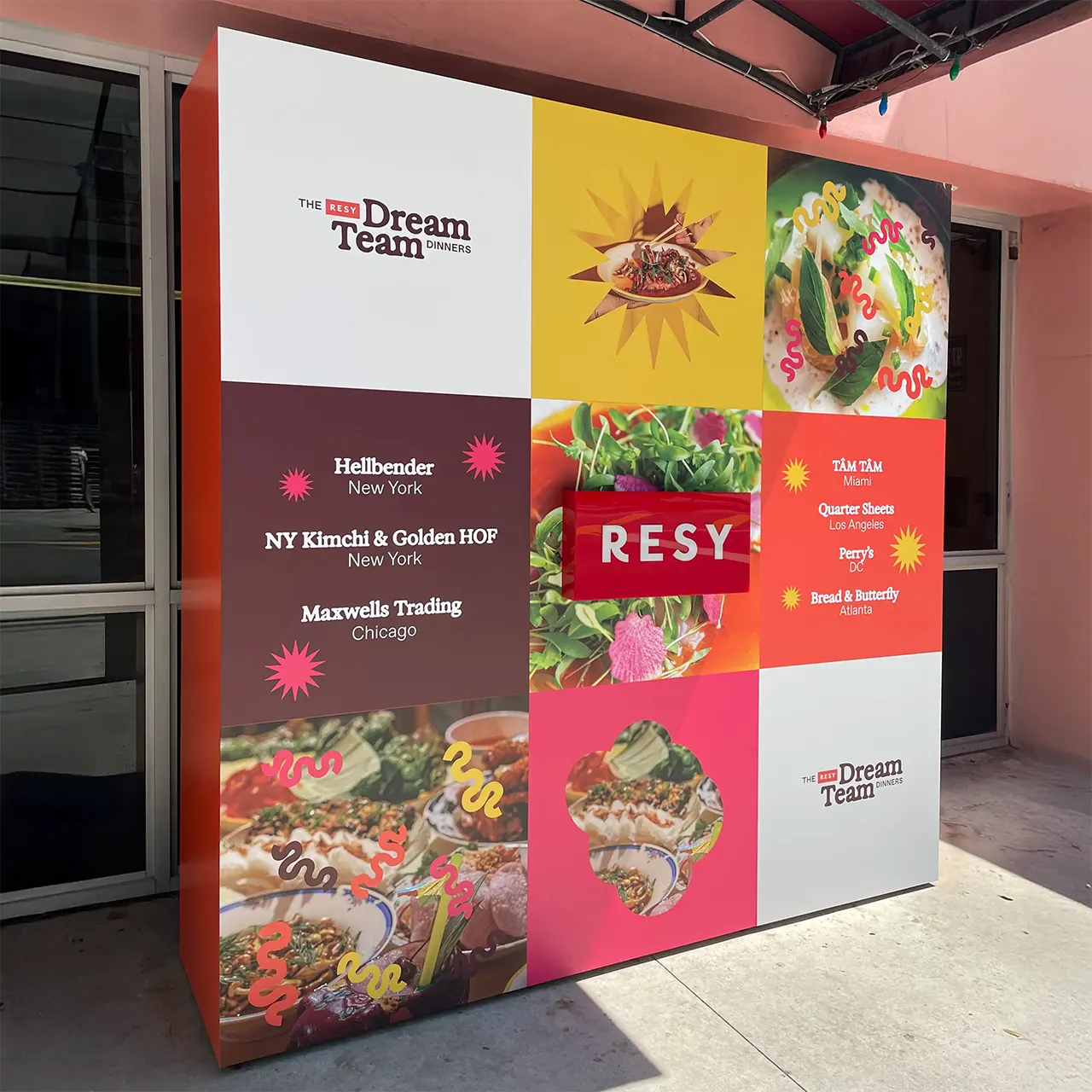 TERSRA Resy Photowall for TAM TAM in Miami