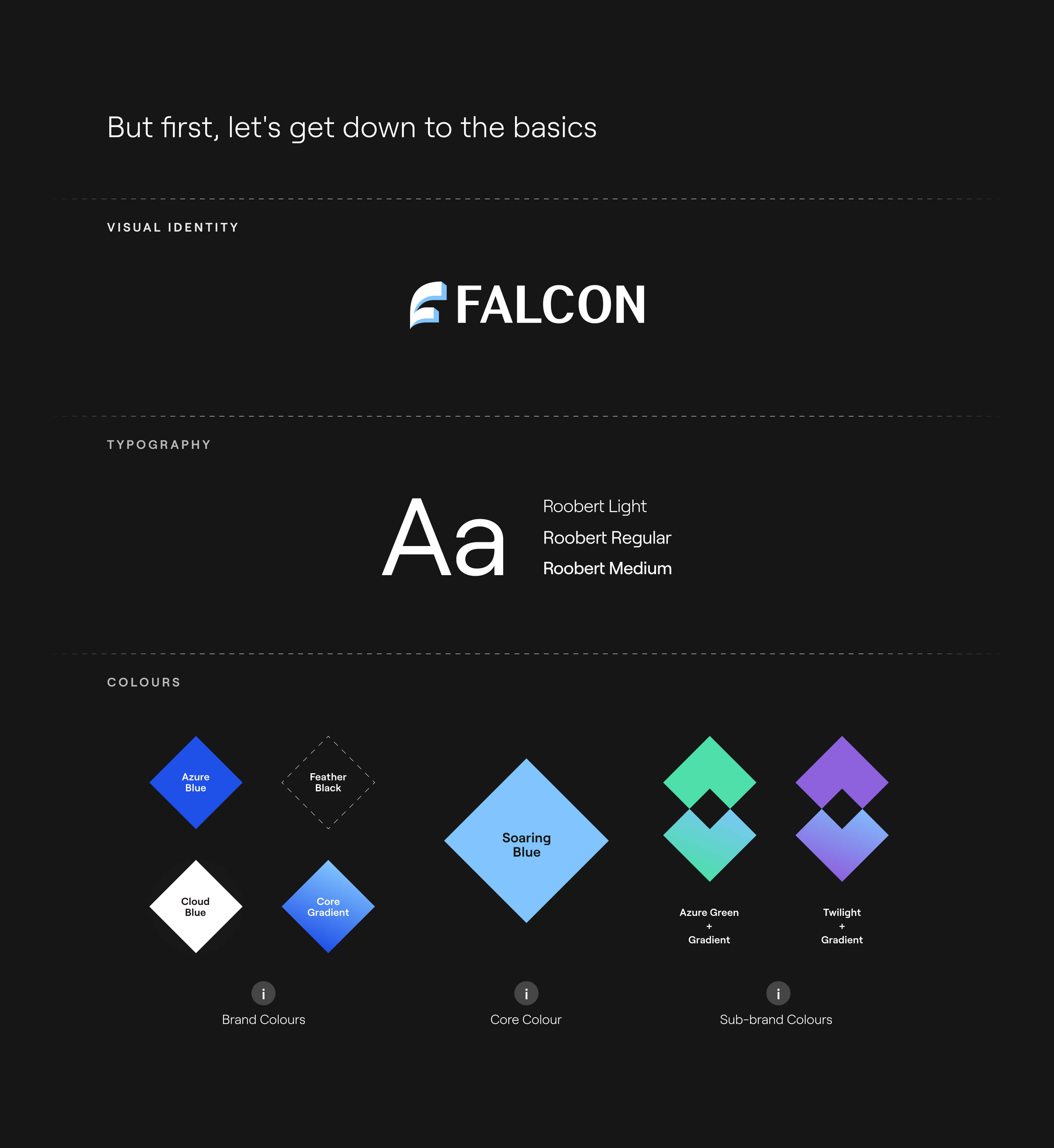Cueing trust and expertise, these fresh colours speak to traditional and new businesses alike