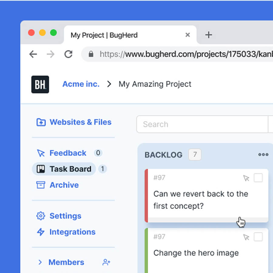 case study - bugherd product ux