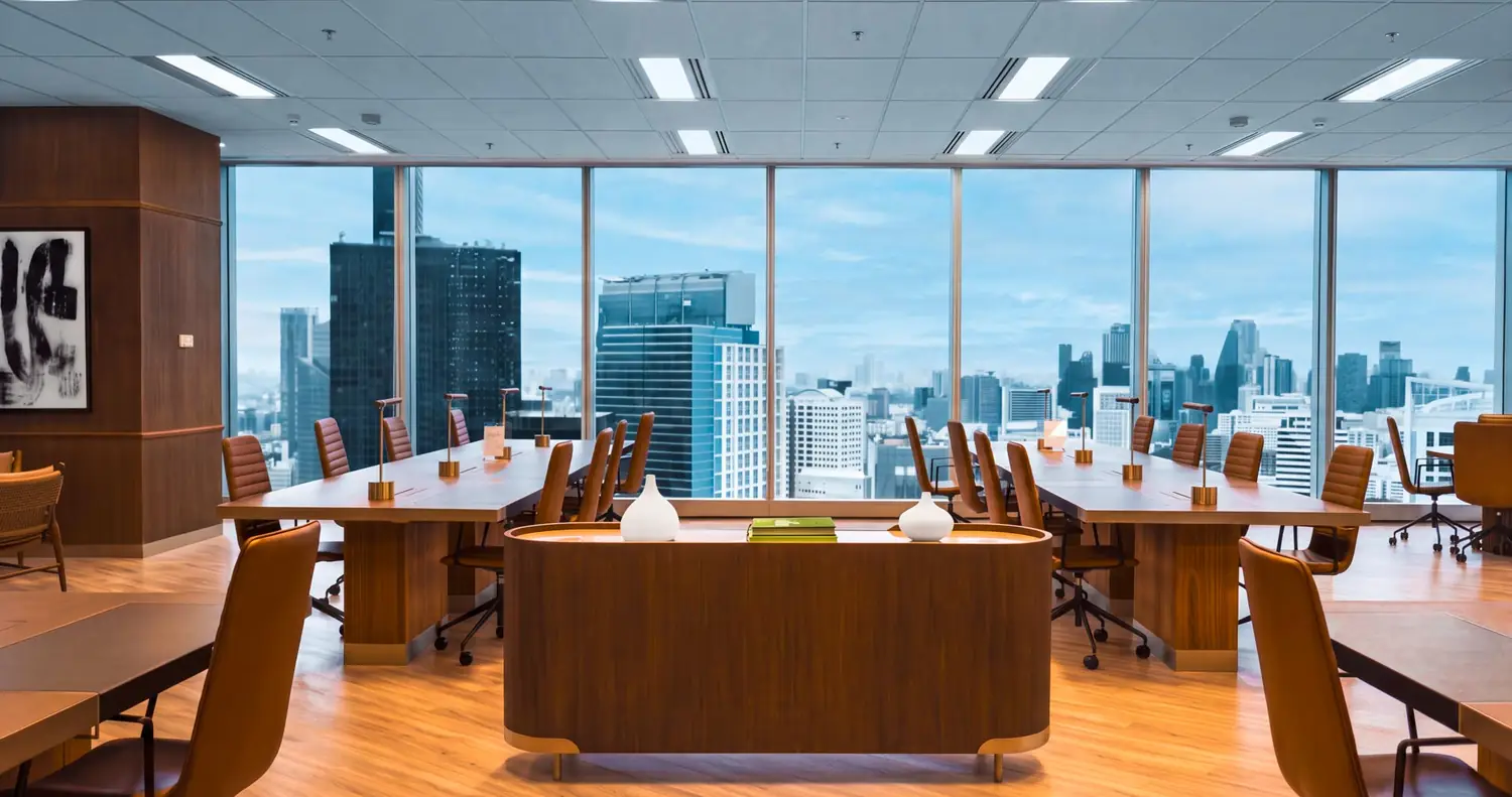 Park Silom lounge and workplace interior