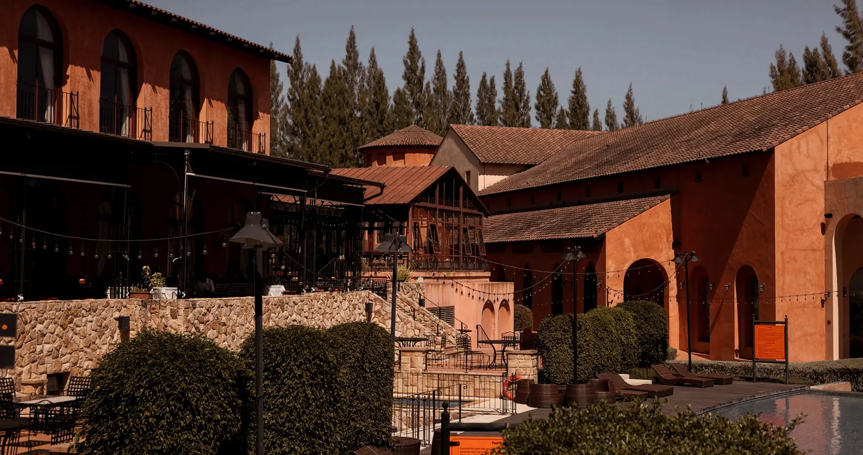 La Casetta architecture at Toscana Valley, Khao Yai, Thailand.