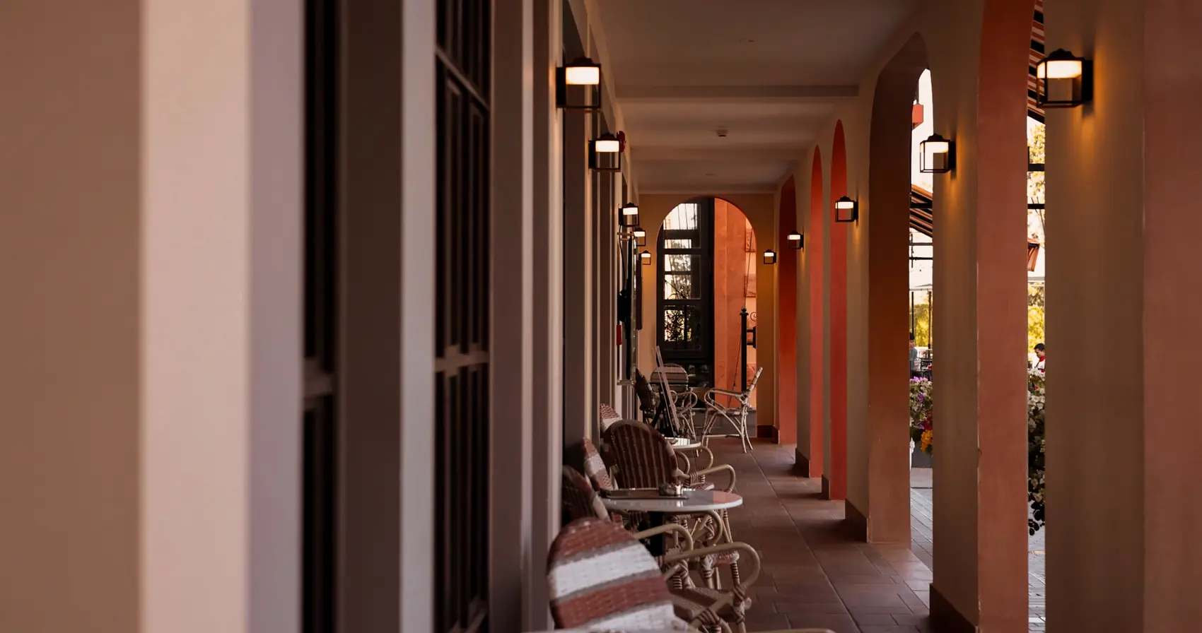 Portofino and The Piazza architecture at Toscana Valley, Khao Yai, Thailand.