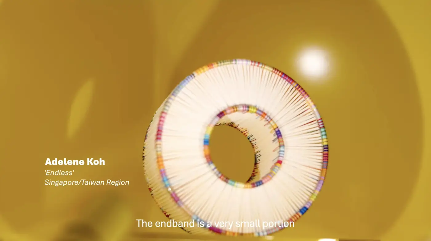 Adelene Koh, Endless, Singapore, a book form turned into a continuous ring