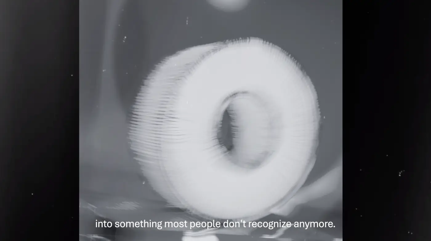 Motion blur of Endless by Adelene Koh in monochrome