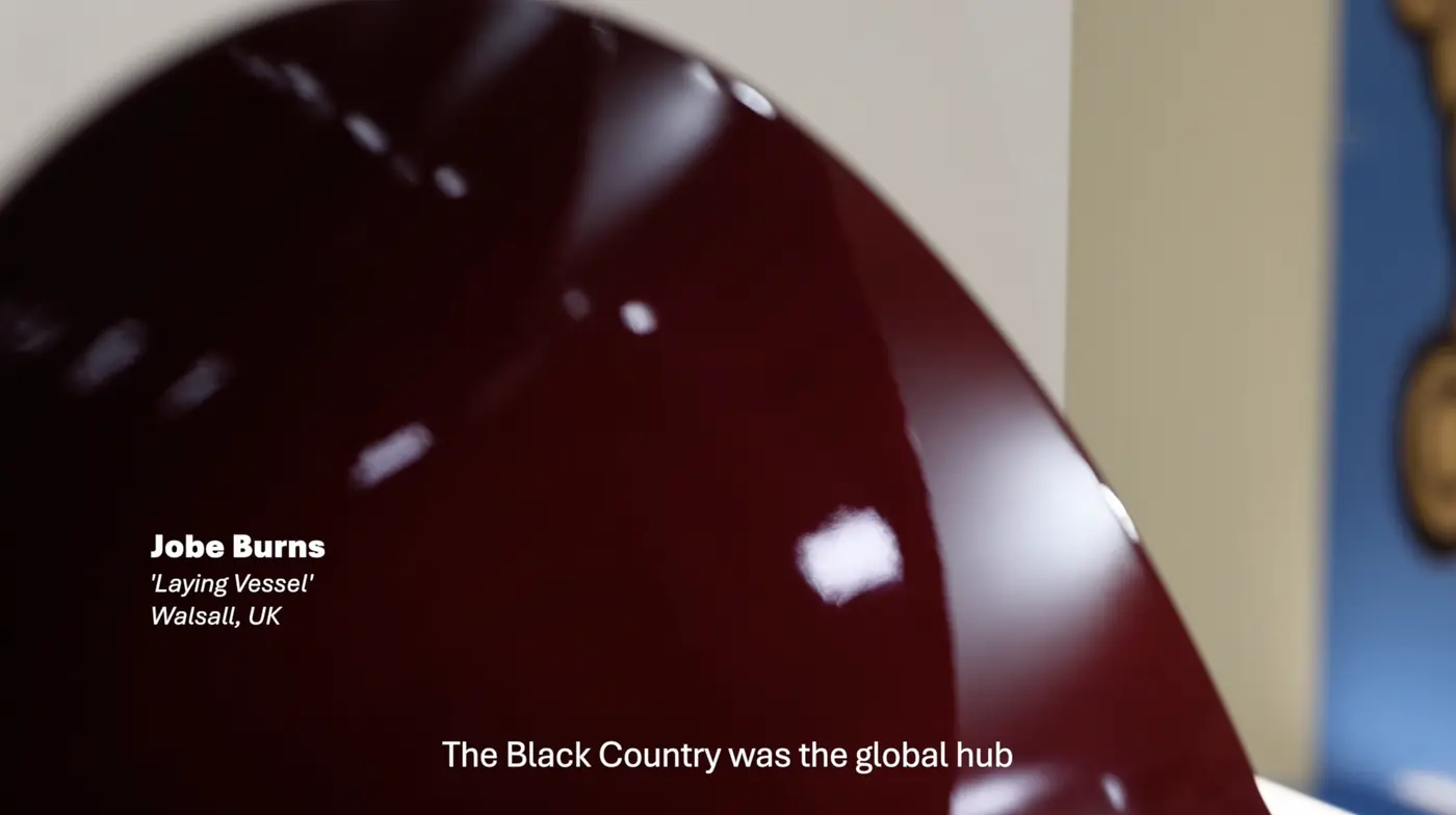 Maroon dome from Laying Vessel by Jobe Burns, Walsall, UK