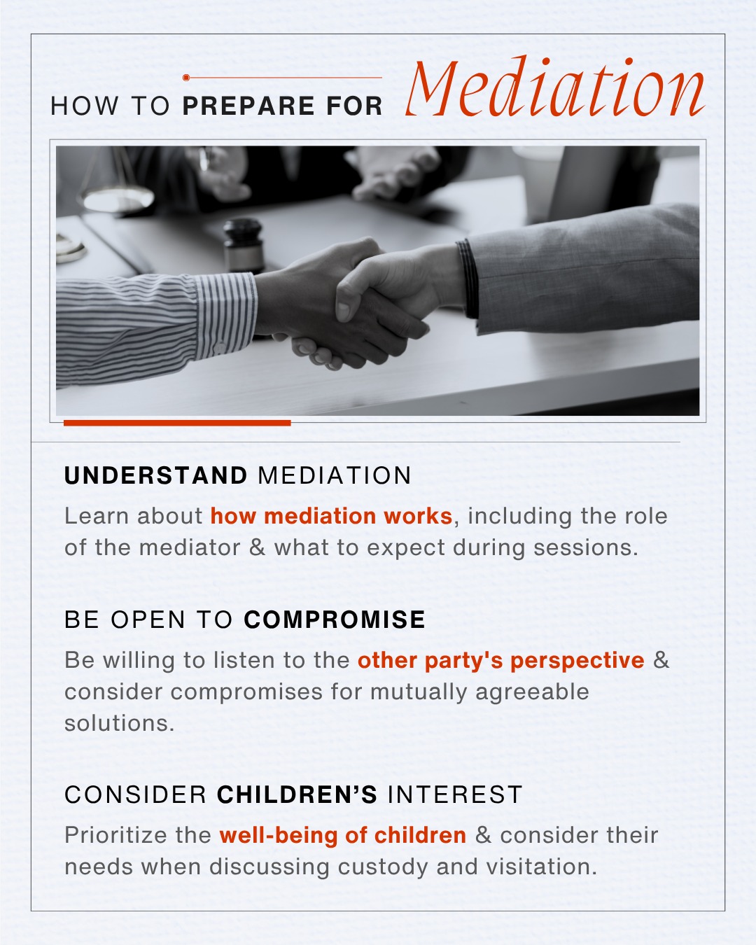 How to prepare for mediation
