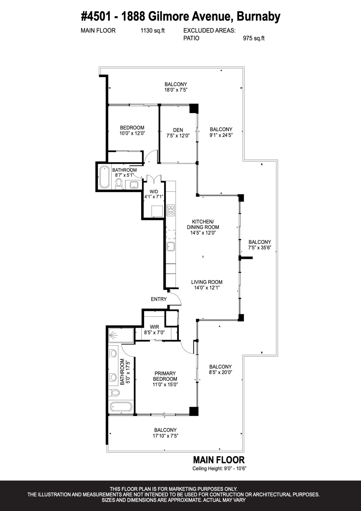 Unit #4501 - 1888 Gilmore Avenue, Burnaby, BC