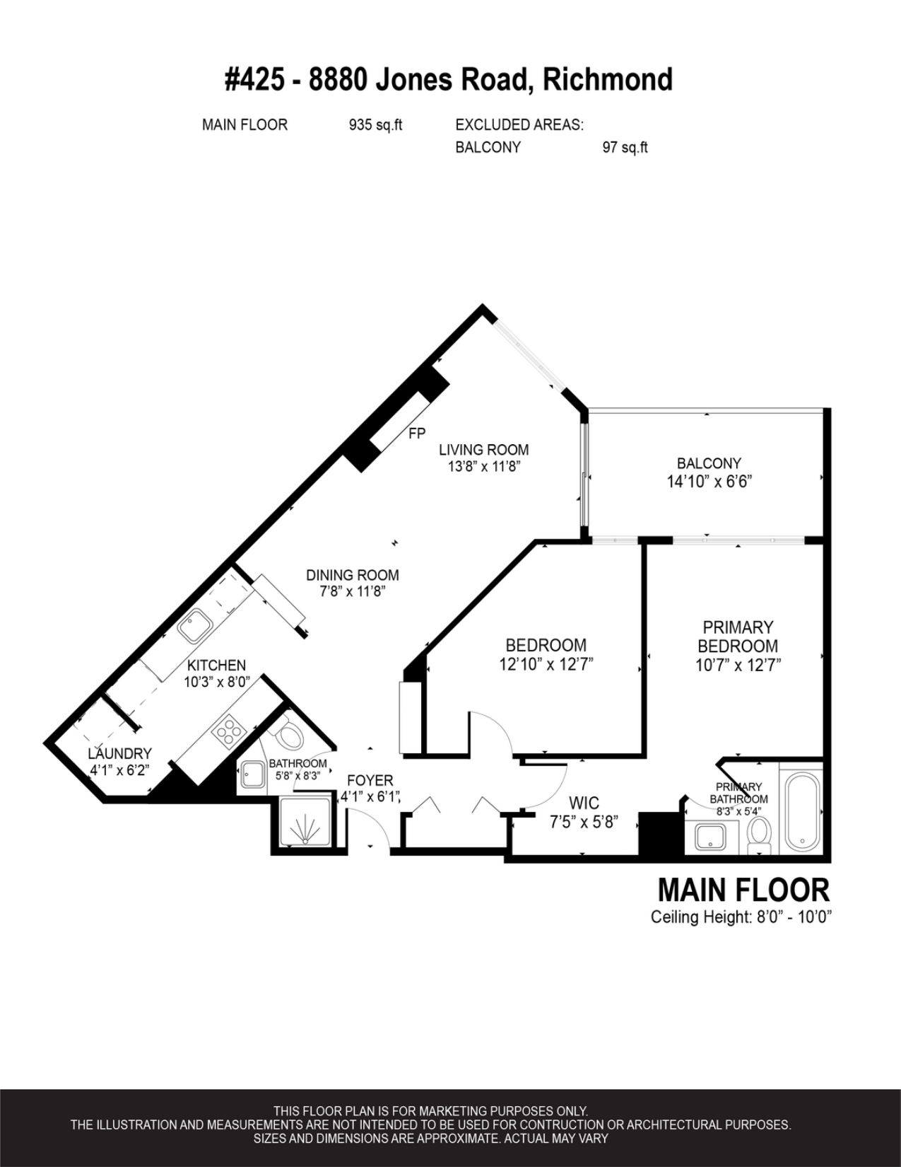 Unit #425 - 8880 Jones Road, Richmond, BC